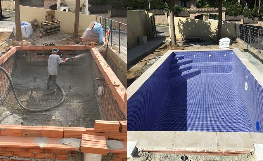 piscina de gunite