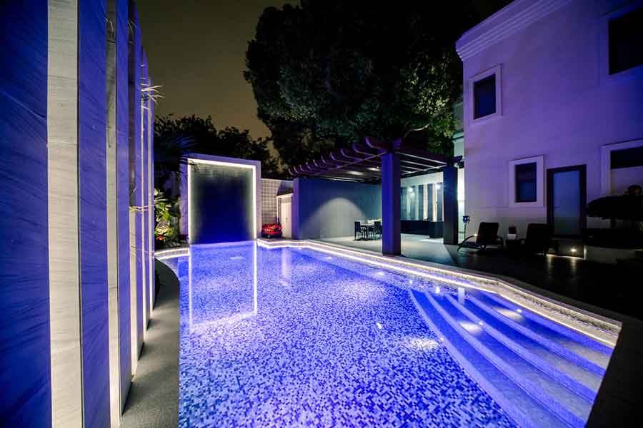 Tira led piscina